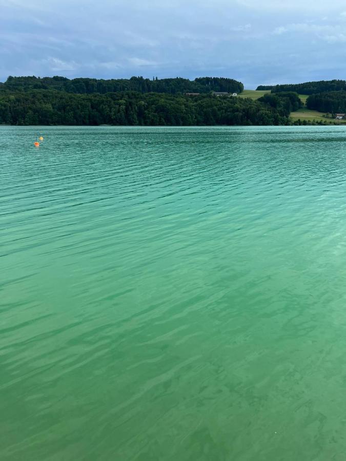 Ferienwohnung Am Mattsee Guggenberg  Bagian luar foto